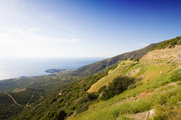 Fototapeta na wymiar Berglandschaft auf Kreta
