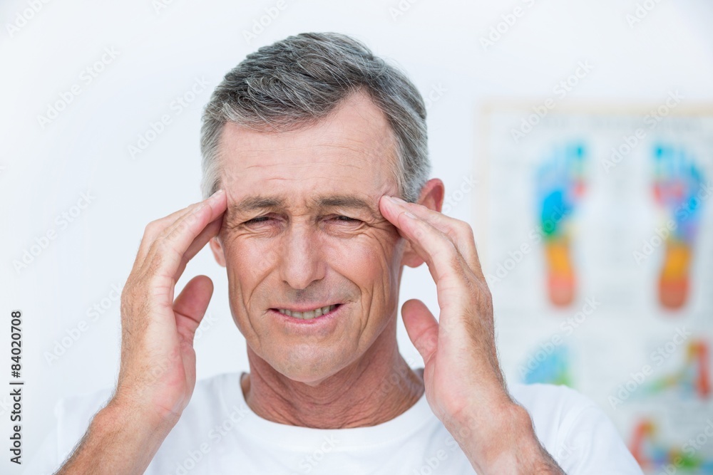 Wall mural Patient with headache 