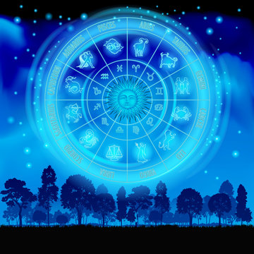 Horoscope on the sky