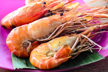 grilled prawn