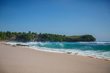 Fototapeta na wymiar о. Бали. Океан. Пляж Баланган.