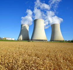 Nuclear power plant Temelin in Czech Republic Europe
