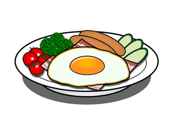 ベーコンエッグ