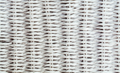 white background wicker basket
