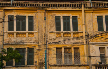 Architecture Colonial Phnom Penh Cambodia Mar 2015