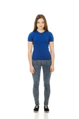 Obraz premium Beautiful young teenage woman.
