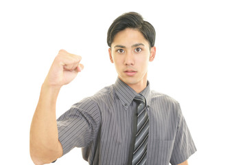 笑顔のビジネスマン