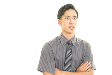 笑顔のビジネスマン