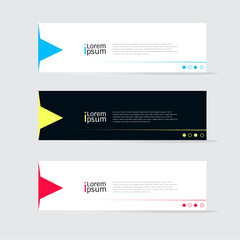 Vector design Banner background, illustration EPS10