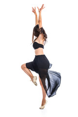 Obraz premium Young fitness female dancing