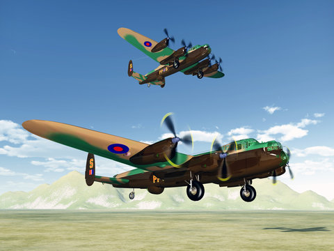 British heavy bombers of World War II