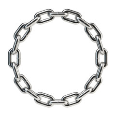 Steel chain circle