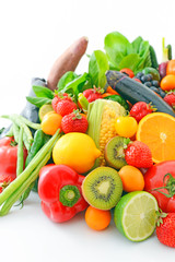 新鮮な野菜と果物
