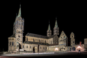 Bamberger Dom Nachts