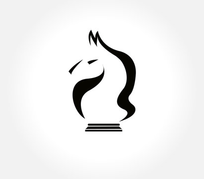 Abstract Vector design Logo,icon Horse,Chess.