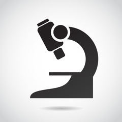 Microscope vector icon.