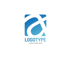 Abstract vector logo design elements. Arrows, labels, ribbons