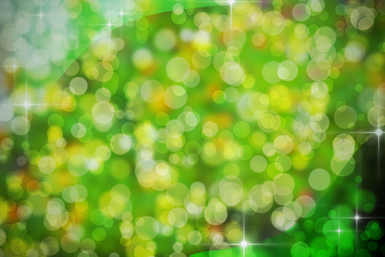 Abstract green background with blur effect