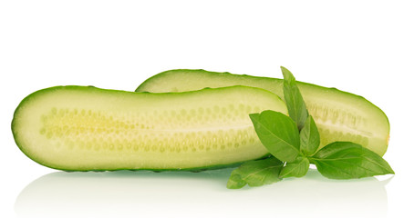 Slice of a cucumber