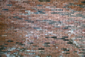 Brick wall, use wall construction  