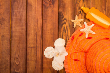 Items for relaxing on beach