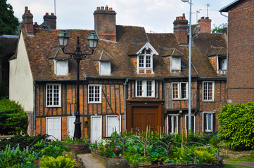 Beauvais, Oise, Picardía, Francia, casa típica