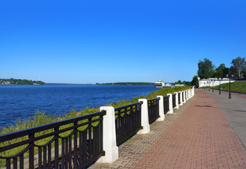 Coast in Kostroma city