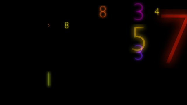 Multicolored flicking numbers 