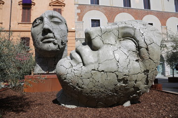 Pietrasanta, Toscana, Versilia, Skulpturen