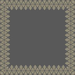 Floral Vector Fine Frame