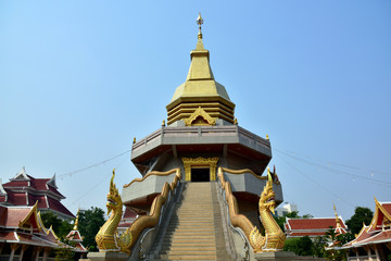 Stairs leading up to the temple 