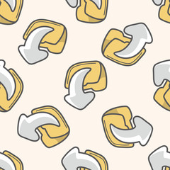 Computer-related desktop icon , cartoon seamless pattern background