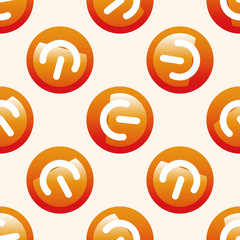 Computer-related desktop icon , cartoon seamless pattern background