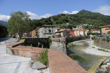Fototapeta na wymiar Seravezza Toscana Versilia