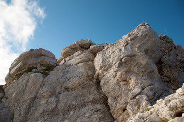 Voie d'escalade (Chartreuse / Isère)