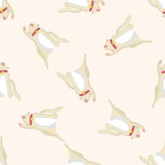 animal cat cartoon , cartoon seamless pattern background