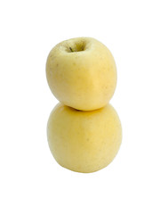 Chinese pear isolated on white