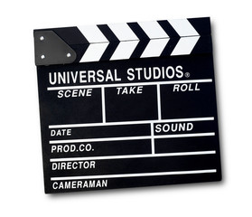 Naklejka premium Clapper board