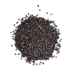 sesame on white background