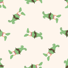 Fototapeta premium bizarre monster icon 10, cartoon seamless pattern background