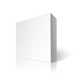 White Package Box. Mockup Template 