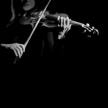 Violin player violinist hands