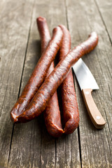 dried sausages