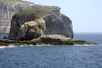 Fototapeta na wymiar Fungus rock,Gozo