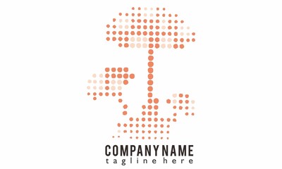 Mushrooms logo vector