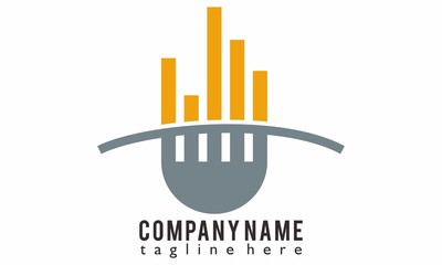 Fork spoon knife food logo vector