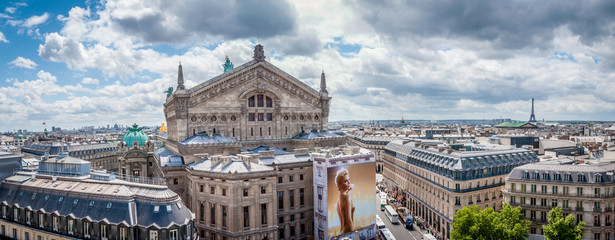Palais Garnier et Tour Eiffel