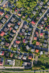 aerial view of Olesnica city