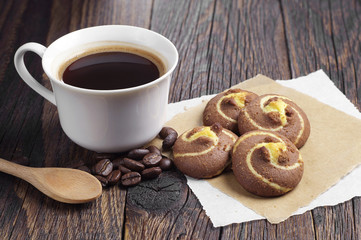 Coffee with cookies