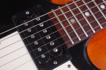 Guitar closeup
